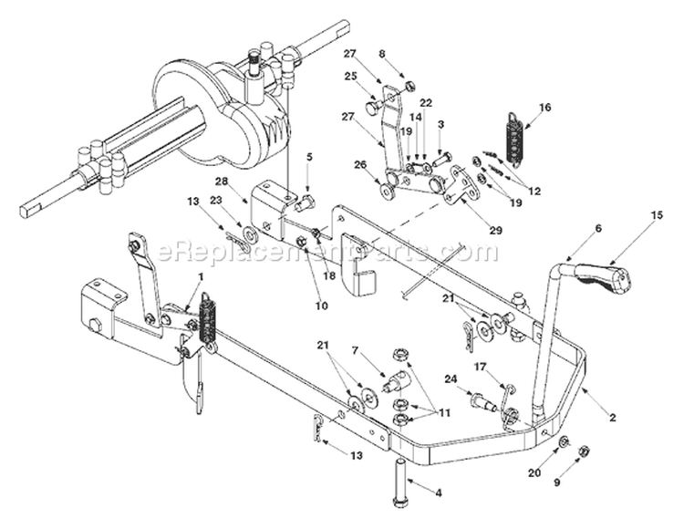 Page I Diagram and Parts List for 13A-325-402 2001 Yard Man Lawn Tractor